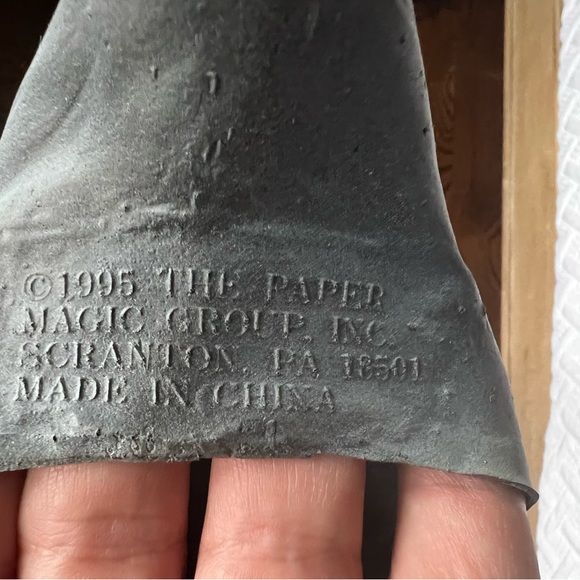 Vtg Halloween Paper Magic Group Scream Ghostface Reaper Hooded Mask Netted Eyes - Picture 8 of 8